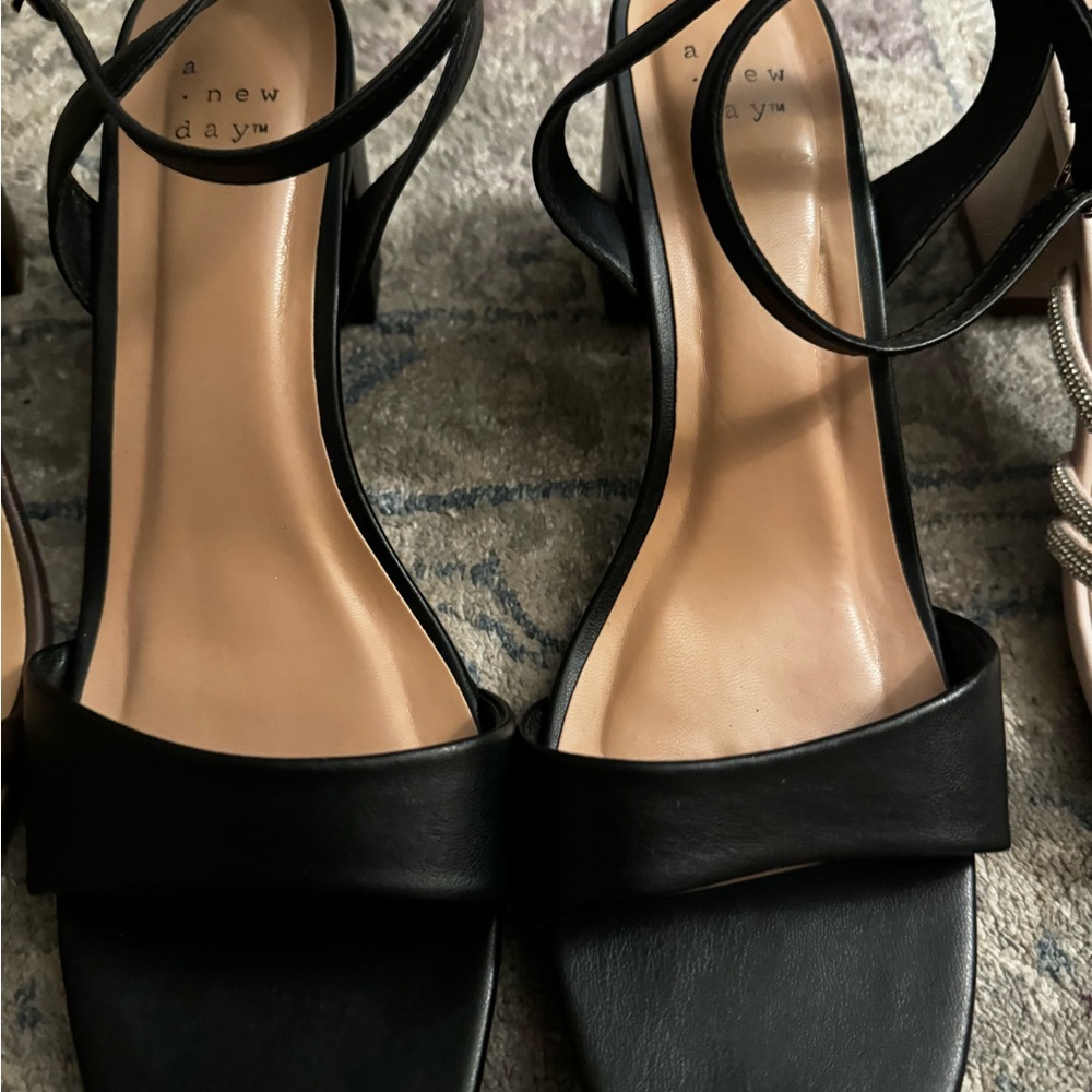 Target *Bundle* Women's Strappy Sandals - Black & Brown, - Picture 2 of 3